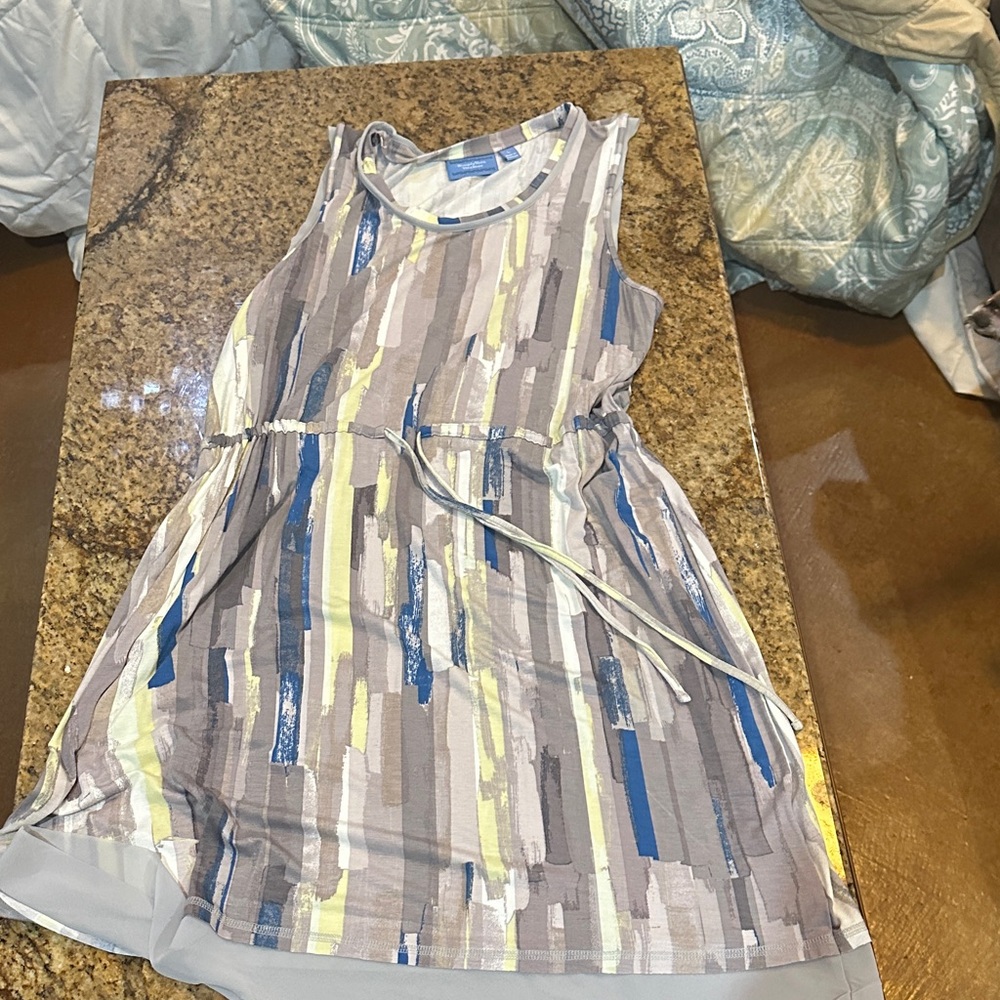 Simply Vera Vera Wang Blue and Gray Kids Dress